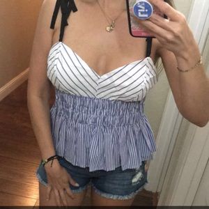 Express ribbon tied tank